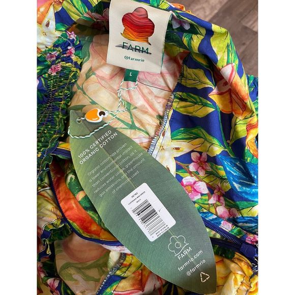 Farm Rio
Caipirinha Tiered Cotton Minidress - Picture 10 of 10